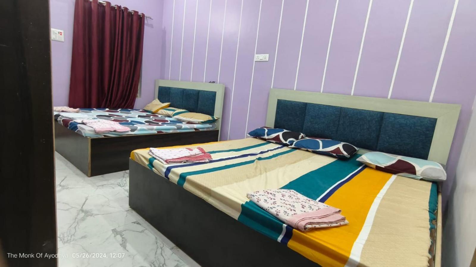 Shree Ayodhya Dham Guest House 300 Meter From Sri Ram Temple Free Pick Up , Drop , Breakfast & Wifi Bagian luar foto