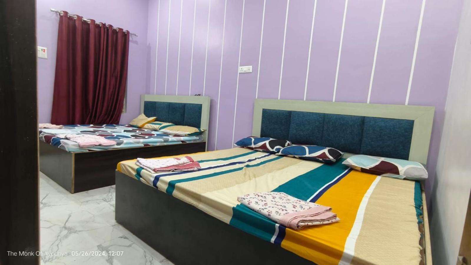 Shree Ayodhya Dham Guest House 300 Meter From Sri Ram Temple Free Pick Up , Drop , Breakfast & Wifi Bagian luar foto
